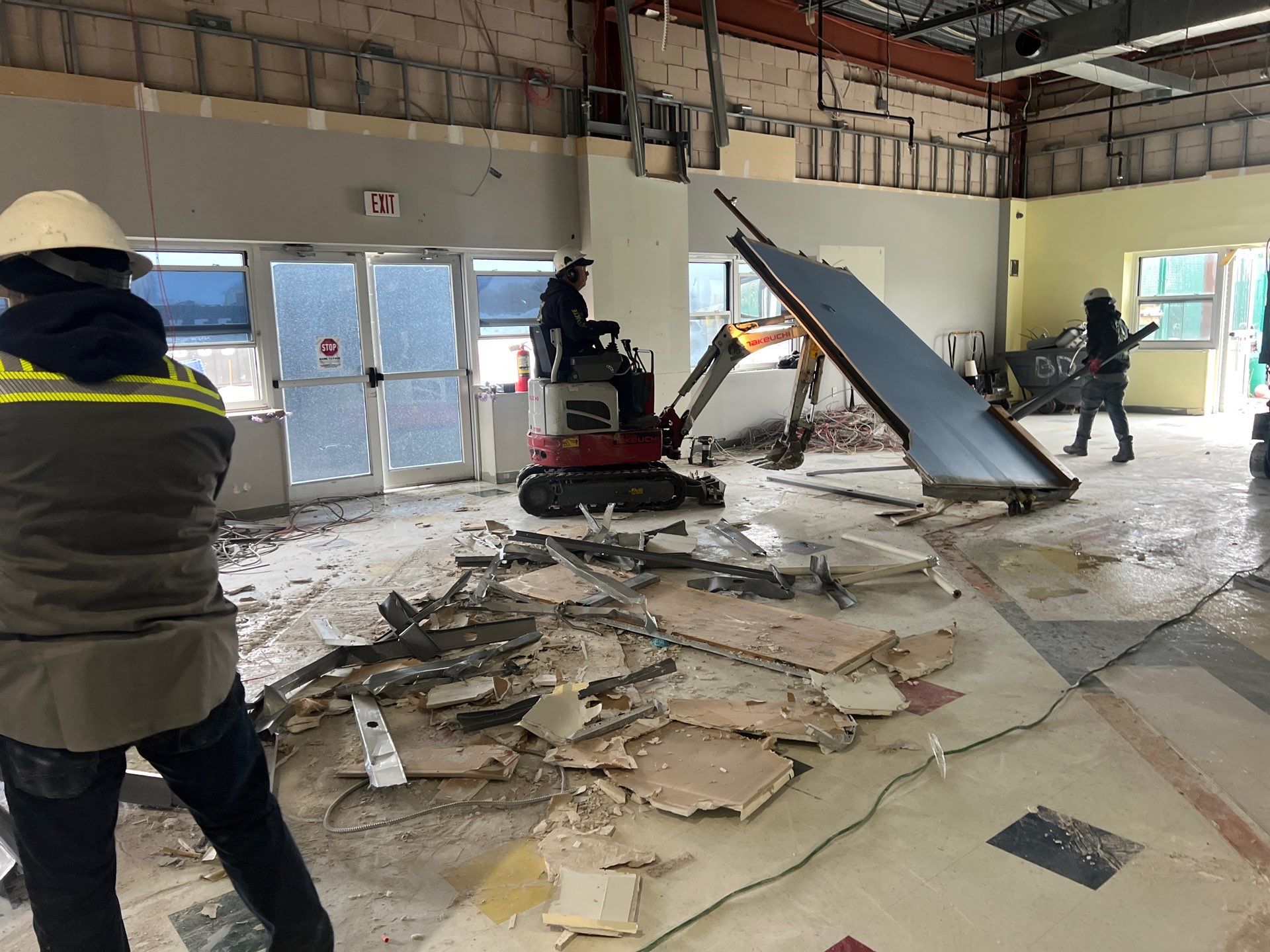 Compound Training Grounds interior demolition Farmingdale NY